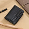 Billetera Retro Trifold para Hombre - Diseño Europeo Multifuncional