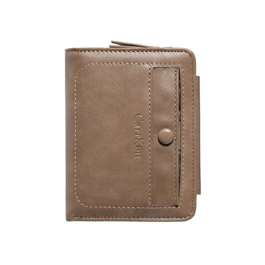 Billetera Retro Trifold para Hombre - Diseño Europeo Multifuncional - Image 3