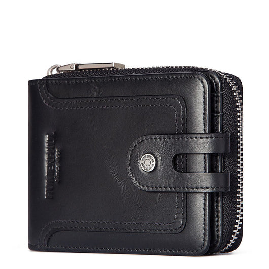 Billetera Corta de Cuero para Hombre con Protección Antirrobo - Image 3