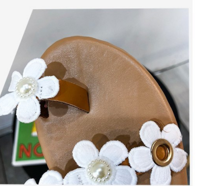 Sandalias Romanas Plus Size para Mujer - Cómodas Planas con Flores para Playa - Image 16
