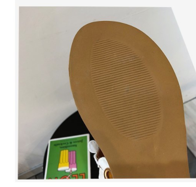 Sandalias Romanas Plus Size para Mujer - Cómodas Planas con Flores para Playa - Image 14
