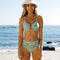 Bikini Sexy con Diseño Dividido para Mujer