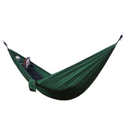 Hamaca Portátil Doble de Paracaídas para Camping y Aventuras