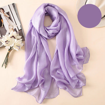 Pañuelo de Seda Versátil Estilo Occidental para Mujer - Bufanda Ligera Multiuso - Image 6