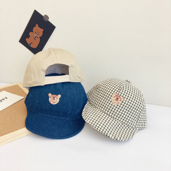 Gorro Bebé Primavera Otoño Ligero con Visera Suave para Niños