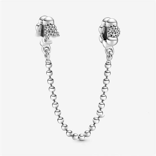 Pulsera de Plata 925 Luna y Estrella Brillante con Cierre de Seguridad - Image 10