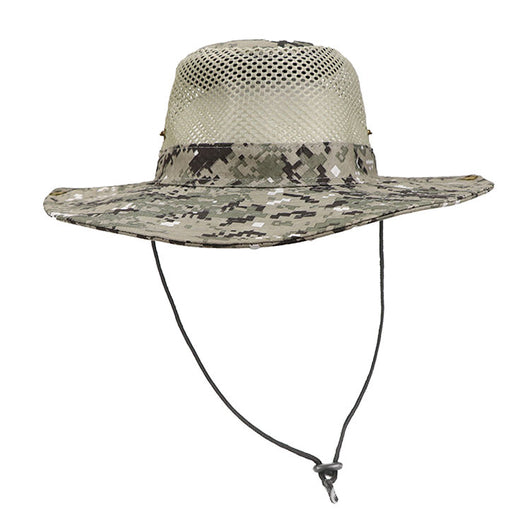 Gorro de Camuflaje Digital con Ala Ancha - Gorro Pescador Protección Solar - Image 14