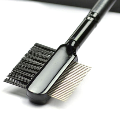 Cepillo Dual para Cejas y Pestañas con Peine de Acero Inoxidable - Image 15