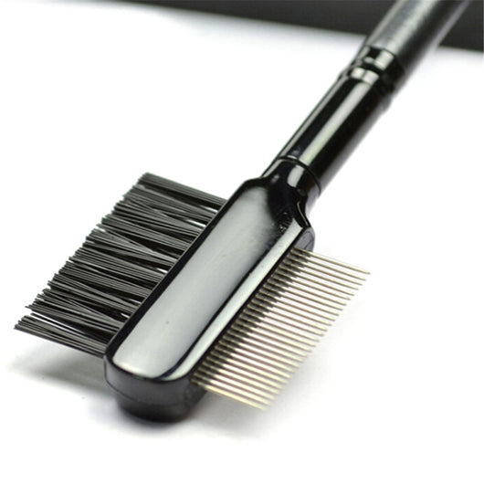 Cepillo Dual para Cejas y Pestañas con Peine de Acero Inoxidable - Image 15