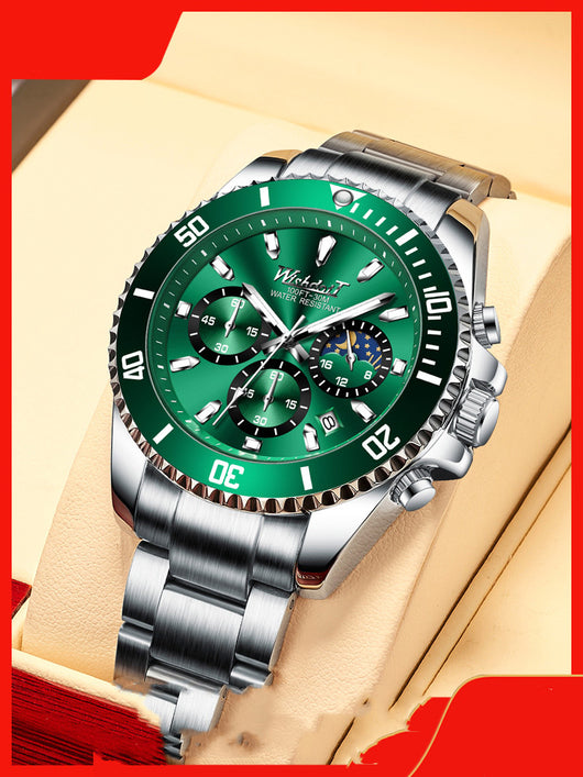 Reloj Automático Mecánico Green Water Monster para Hombre - Image 5