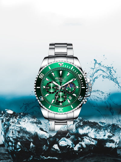 Reloj Automático Mecánico Green Water Monster para Hombre - Image 4