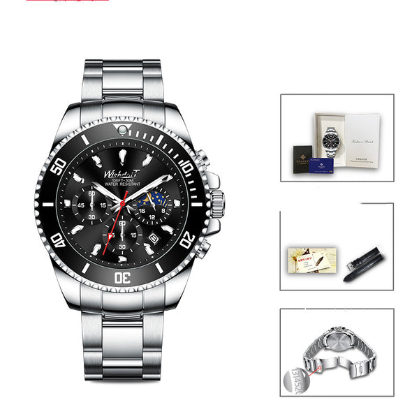 Reloj Automático Mecánico Green Water Monster para Hombre