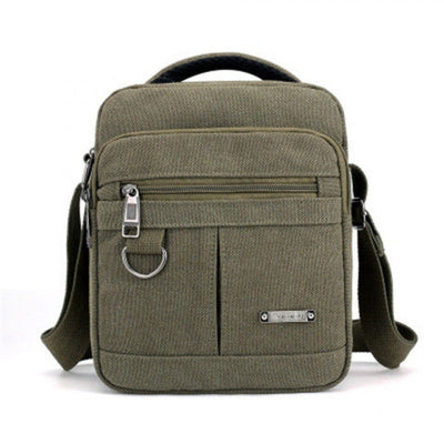 Bolsa Mensajero de Lona para Hombre - Estilo Retro Coreano - Image 8