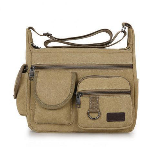 Bolsa Mensajero de Lona para Hombre - Estilo Retro Coreano