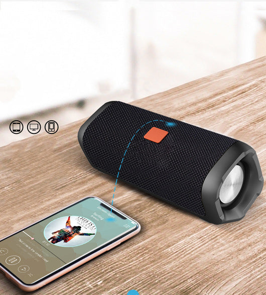 Parlante Bluetooth Resistente al Agua con Tela Premium - Image 3