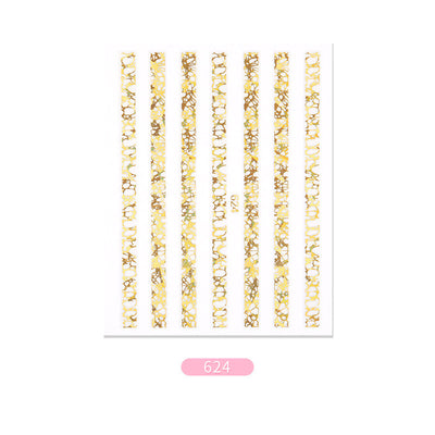 Stickers de Uñas 3D con 12 Diseños de Joyas y Charmes Coloridos - Image 6