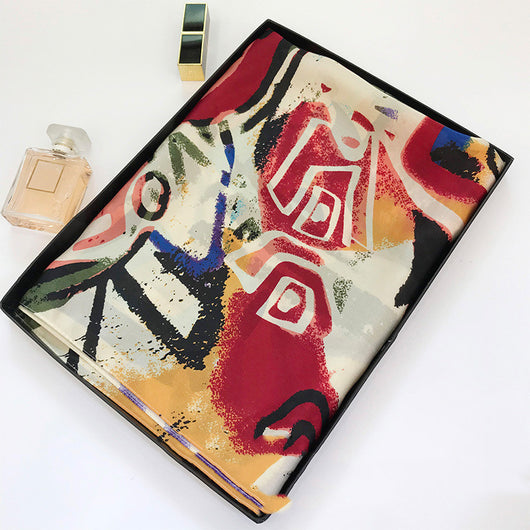 Pañuelo de Seda Mulberry Hangzhou Estilo Europeo para Primavera y Otoño