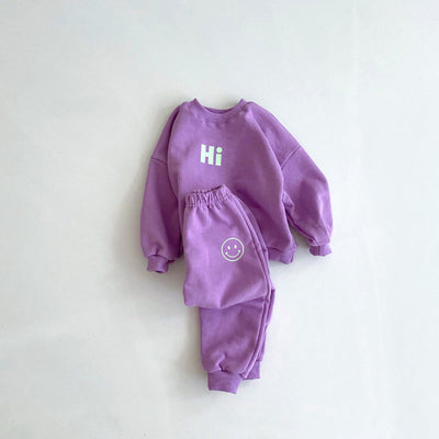 Conjunto Deportivo Infantil con Diseño Sonrisa - Sudadera y Pantalón - Image 10