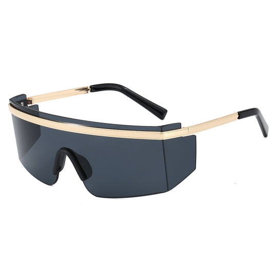 Gafas de Marco Metálico Grande - Estilo Retro Oversized