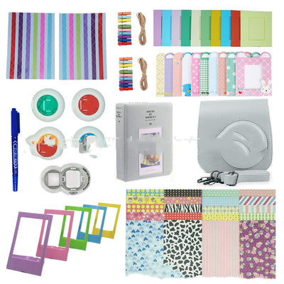 Kit Completo de Accesorios para Cámara Instantánea Mini con Espejo Selfie y Filtros - Image 20