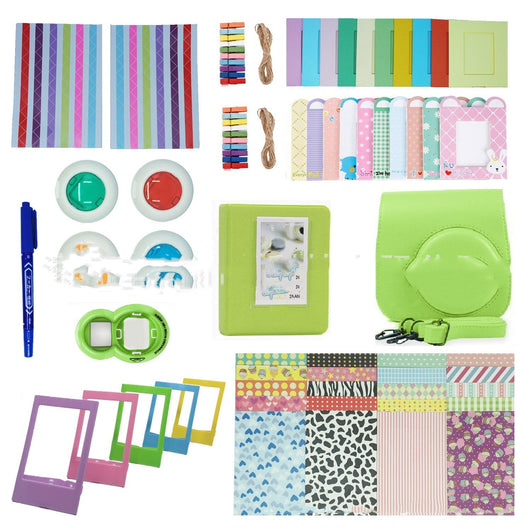 Kit Completo de Accesorios para Cámara Instantánea Mini con Espejo Selfie y Filtros - Image 25