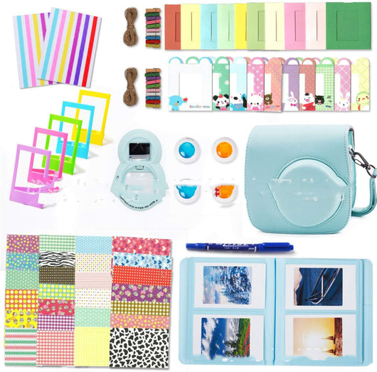 Kit Completo de Accesorios para Cámara Instantánea Mini con Espejo Selfie y Filtros - Image 24