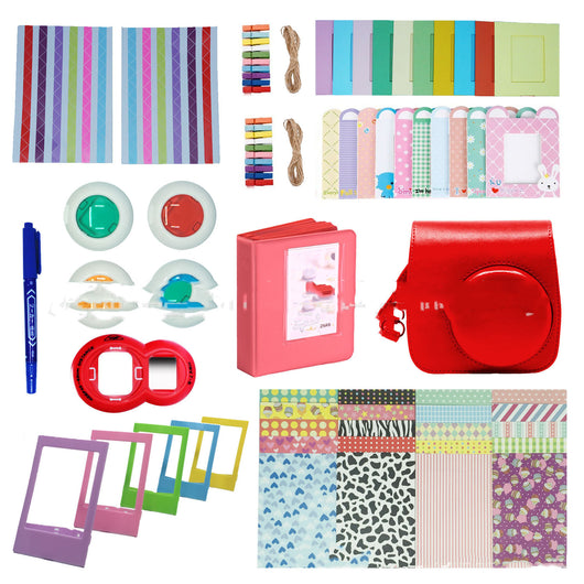 Kit Completo de Accesorios para Cámara Instantánea Mini con Espejo Selfie y Filtros - Image 3