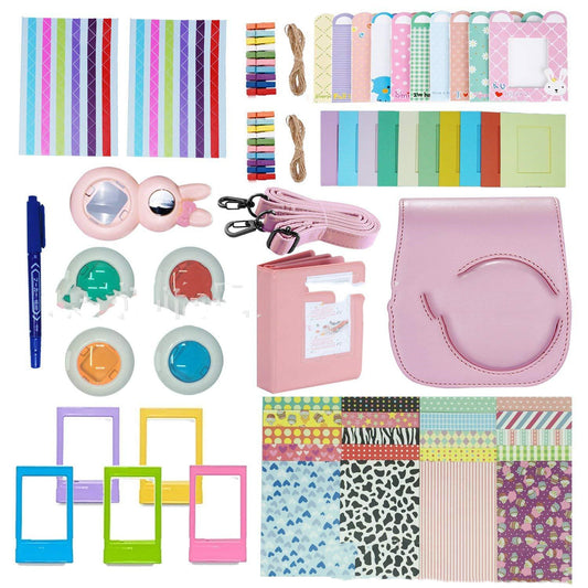 Kit Completo de Accesorios para Cámara Instantánea Mini con Espejo Selfie y Filtros - Image 2