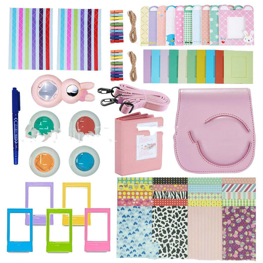 Kit Completo de Accesorios para Cámara Instantánea Mini con Espejo Selfie y Filtros - Image 2