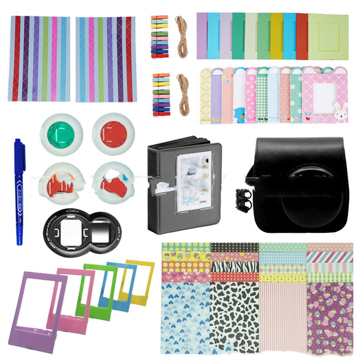 Kit Completo de Accesorios para Cámara Instantánea Mini con Espejo Selfie y Filtros - Image 5
