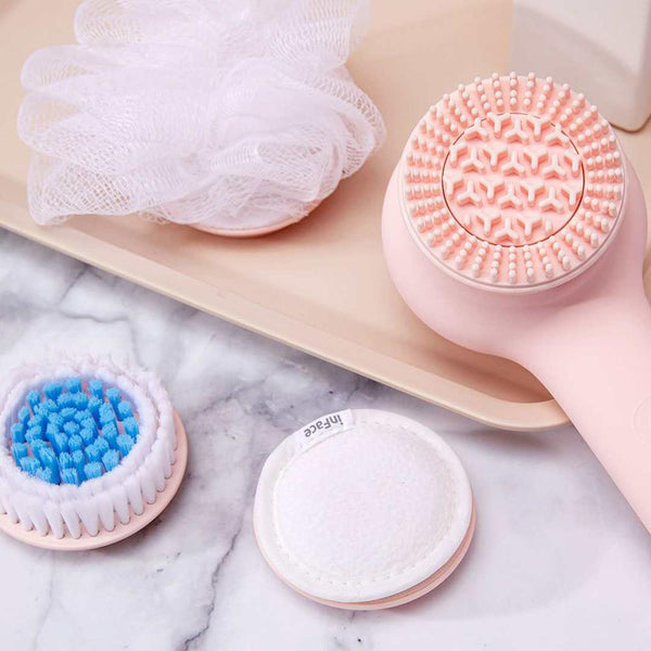 Cepillo de Ducha Eléctrico Automático con Masaje y Función de Exfoliación