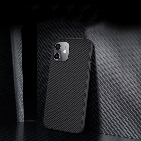 Funda Protectora de Fibra para iPhone - Carcasa Trasera de Alta Resistencia