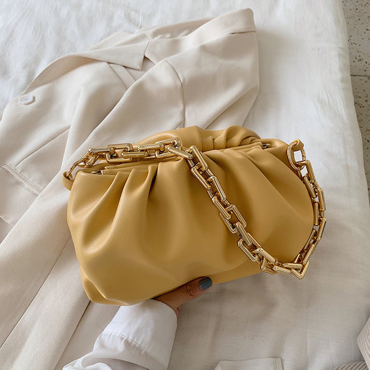 Bolso Crossbody de Cadena Tejida - Diseño Casual Trendy