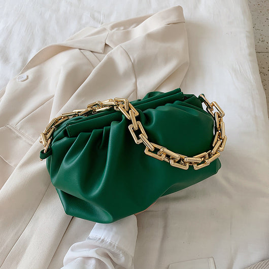 Bolso Crossbody de Cadena Tejida - Diseño Casual Trendy - Image 3