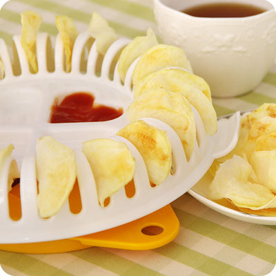 Bandeja Casera para Hacer Chips Crujientes en Microondas