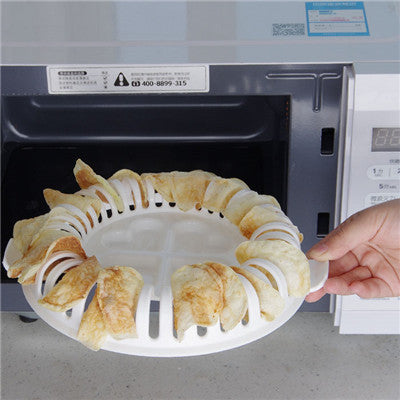 Bandeja Casera para Hacer Chips Crujientes en Microondas - Image 3