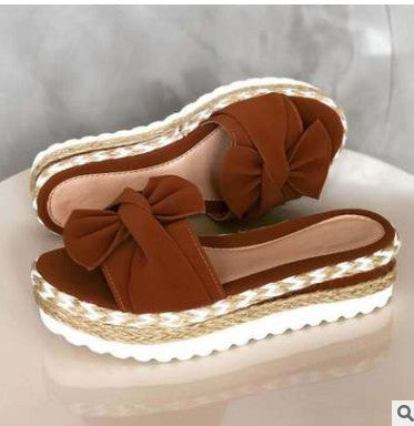 Sandalias Cuña con Moño para Mujer - Comodidad y Estilo - Image 7