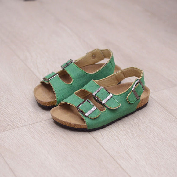 Sandalias de Corcho para Niños y Niñas con Doble Anillo - Cómodas y Duraderas