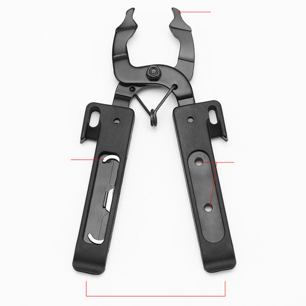 Herramienta Multiusos para Cadena de Bicicleta con Cierre Rápido y Extractor Mágico