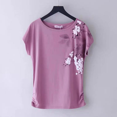 Camiseta Blanca Suelta Manga Corta para Mujer - Ideal para Verano - Image 6