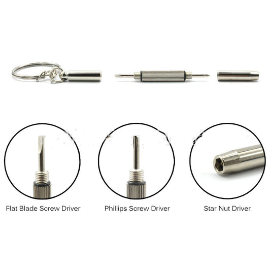 Kit Completo de Tornillos y Tuercas de Acero Inoxidable para Gafas y Relojes - Image 10