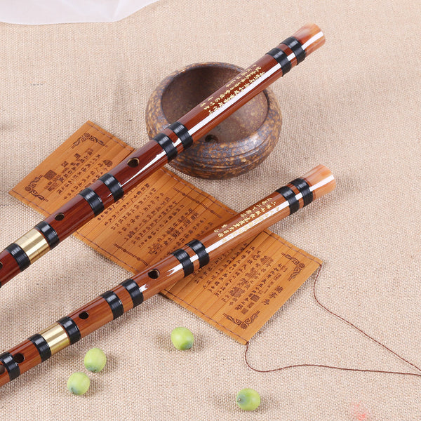 Flauta Traversa Bambú Profesional - Dizi Chino 5 Colores, Tonalidades C D E F G