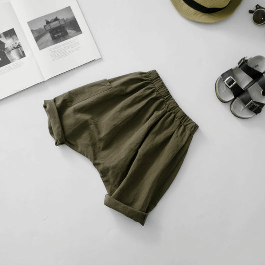 Pantalones de Algodón y Lino para Niños - Image 3