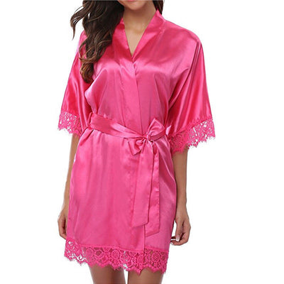 Camisón Largo de Seda Helada Talla Grande Sensual - Image 16