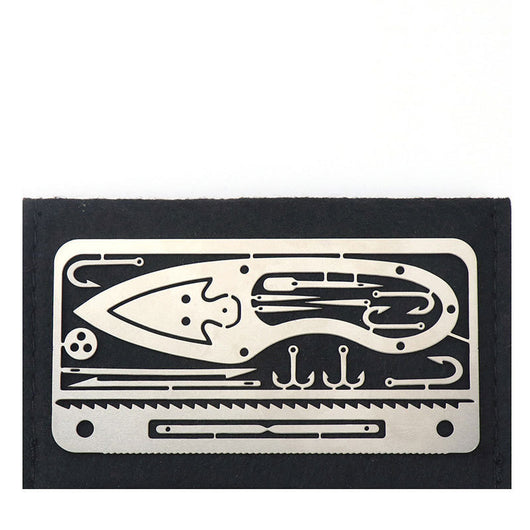 Tarjeta Multiusos de Pesca y Supervivencia Portátil - Image 13