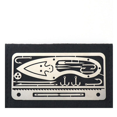 Tarjeta Multiusos de Pesca y Supervivencia Portátil - Image 4