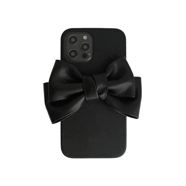Funda para Móvil de Cuero con Lazo Grande