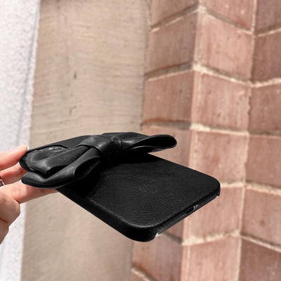 Funda para Móvil de Cuero con Lazo Grande - Image 3