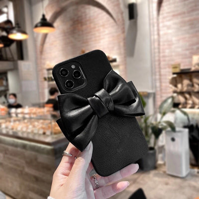 Funda para Móvil de Cuero con Lazo Grande - Image 4