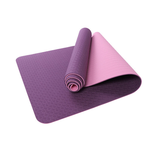 Tapete de Yoga Antideslizante 6mm con Líneas de Postura - Image 7